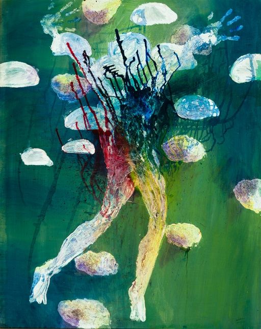 Bather in a Lily Pool (1957)