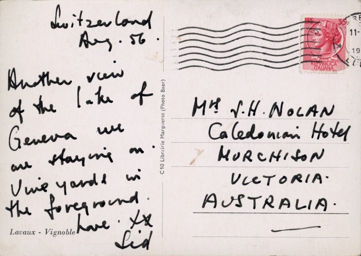 An image of the back of this postcard