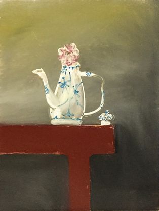 Still Life with Coffee Jug and Rose