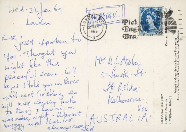 An image of the back of this postcard