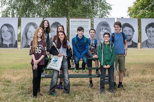 Photograph of Cultivate Participants with Exhibition 