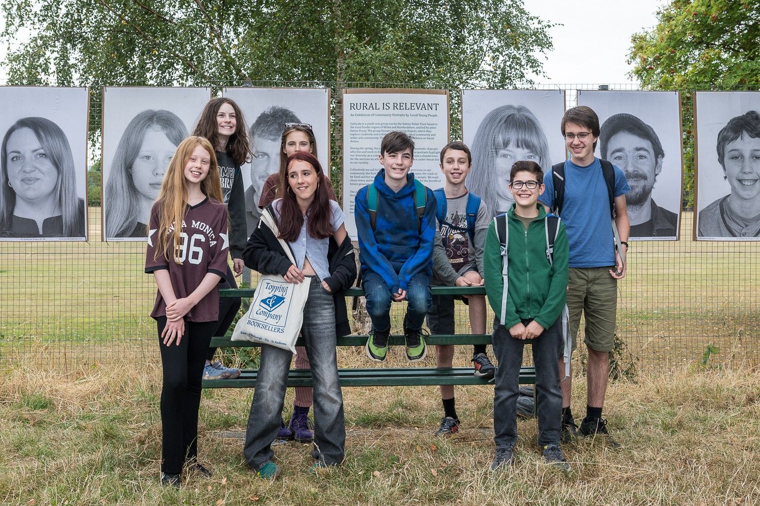 Photograph of Cultivate Participants with Exhibition 