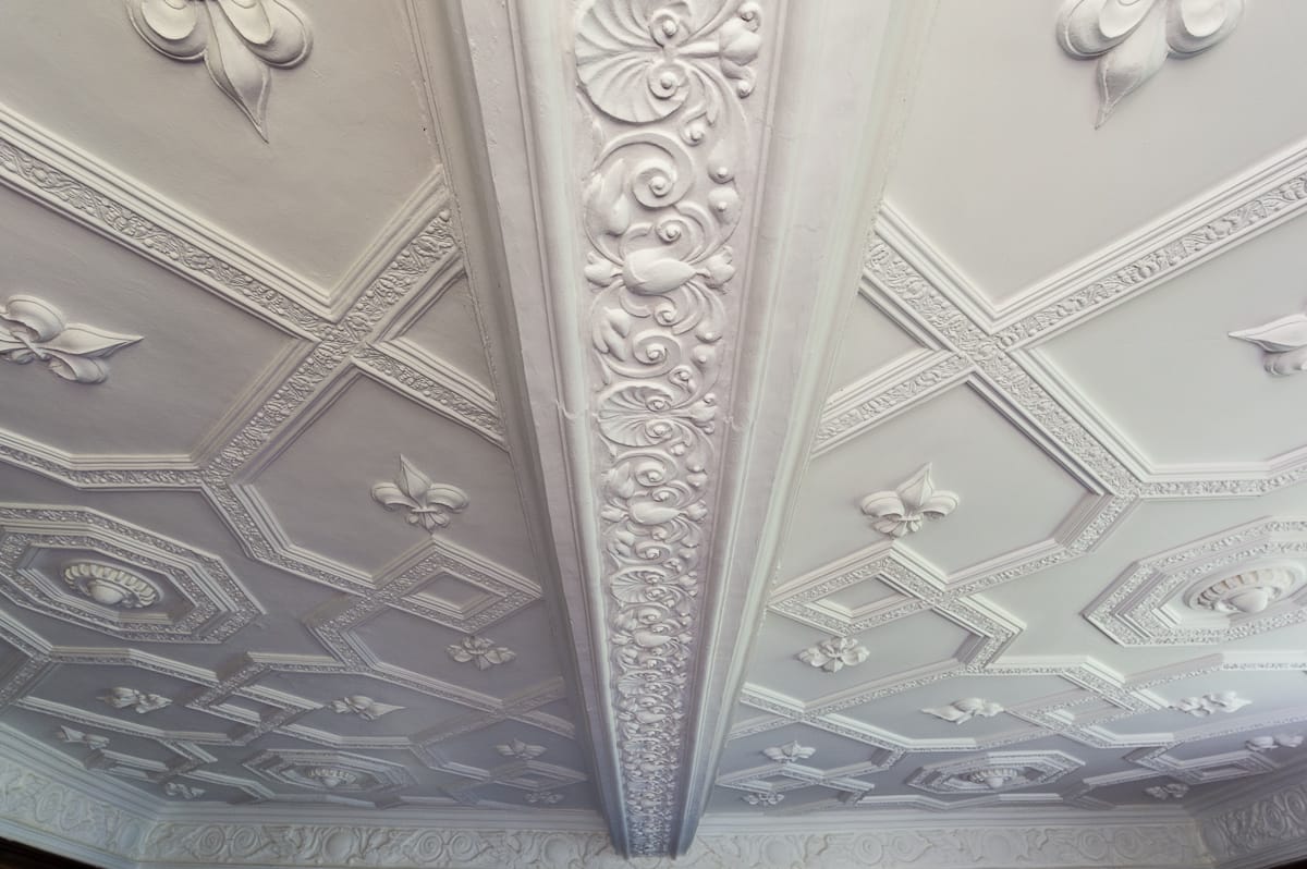 Image: Plasterwork ceiling, Rodd Court